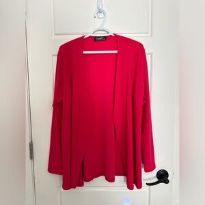 Sympli Open Front Cardigan hot pink